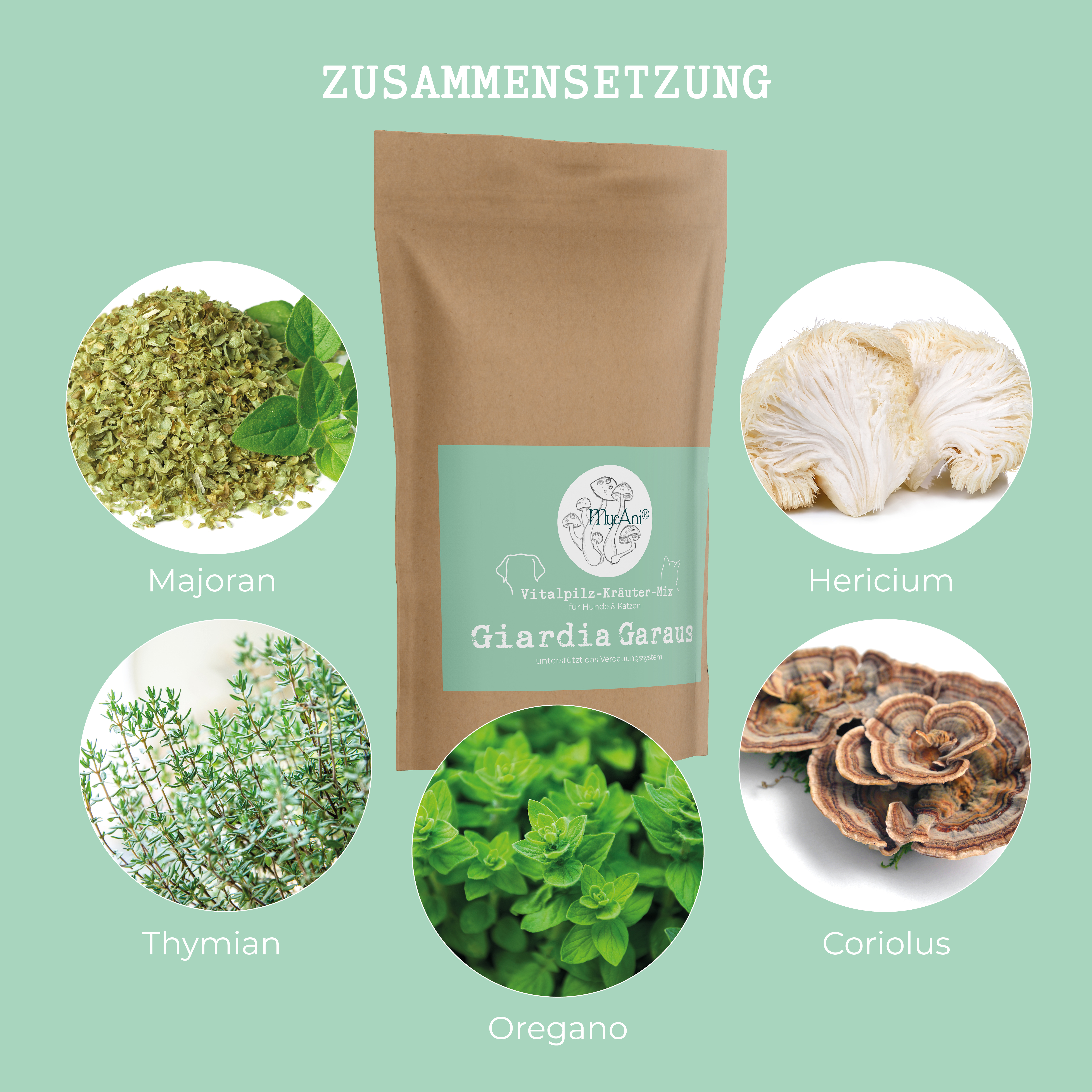 Vitalpilzmischung "Giardia Garaus"